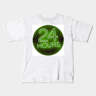 24 hrs green Kids T-Shirt